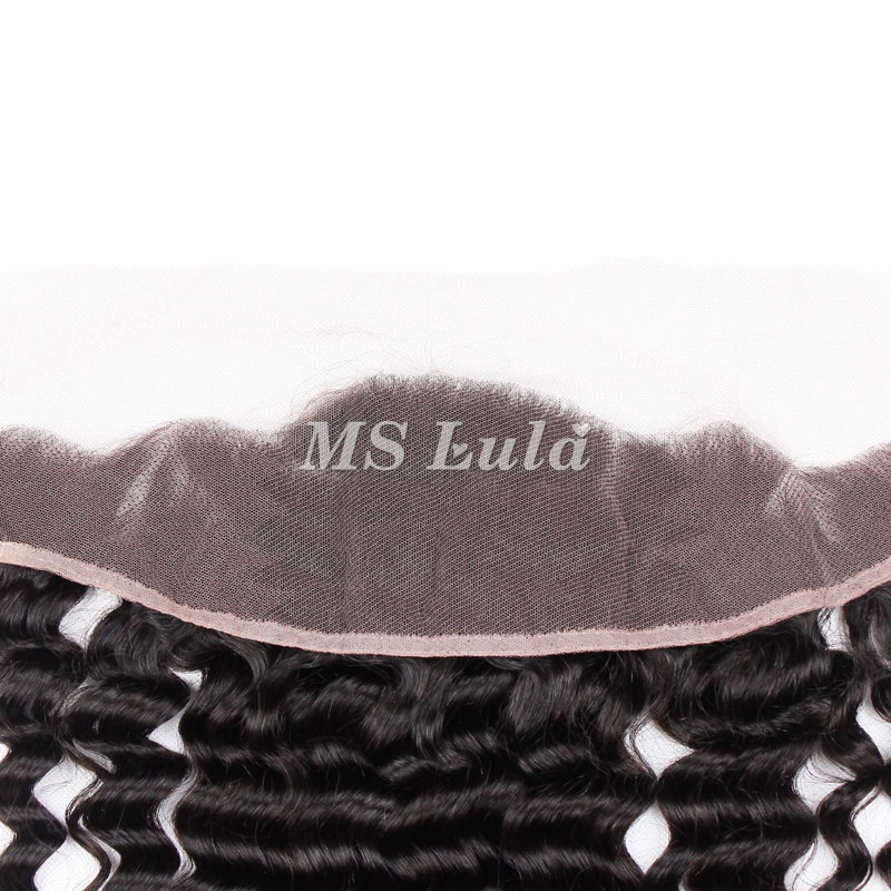 Virgin Hair Deep Wave 13x4 13x6 HD Lace Frontal - 图片 7